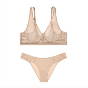 NWT VICTORIAS SECRET UNLINED BRA & PANTY SEY
